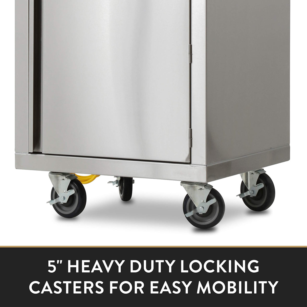John Boos MHS-2624 Commercial Stainless Steel Mobile Hand Wash Station with Integrated 2.5 Gallon Water Heater, 5 Clean and 6 Gray Tanks
