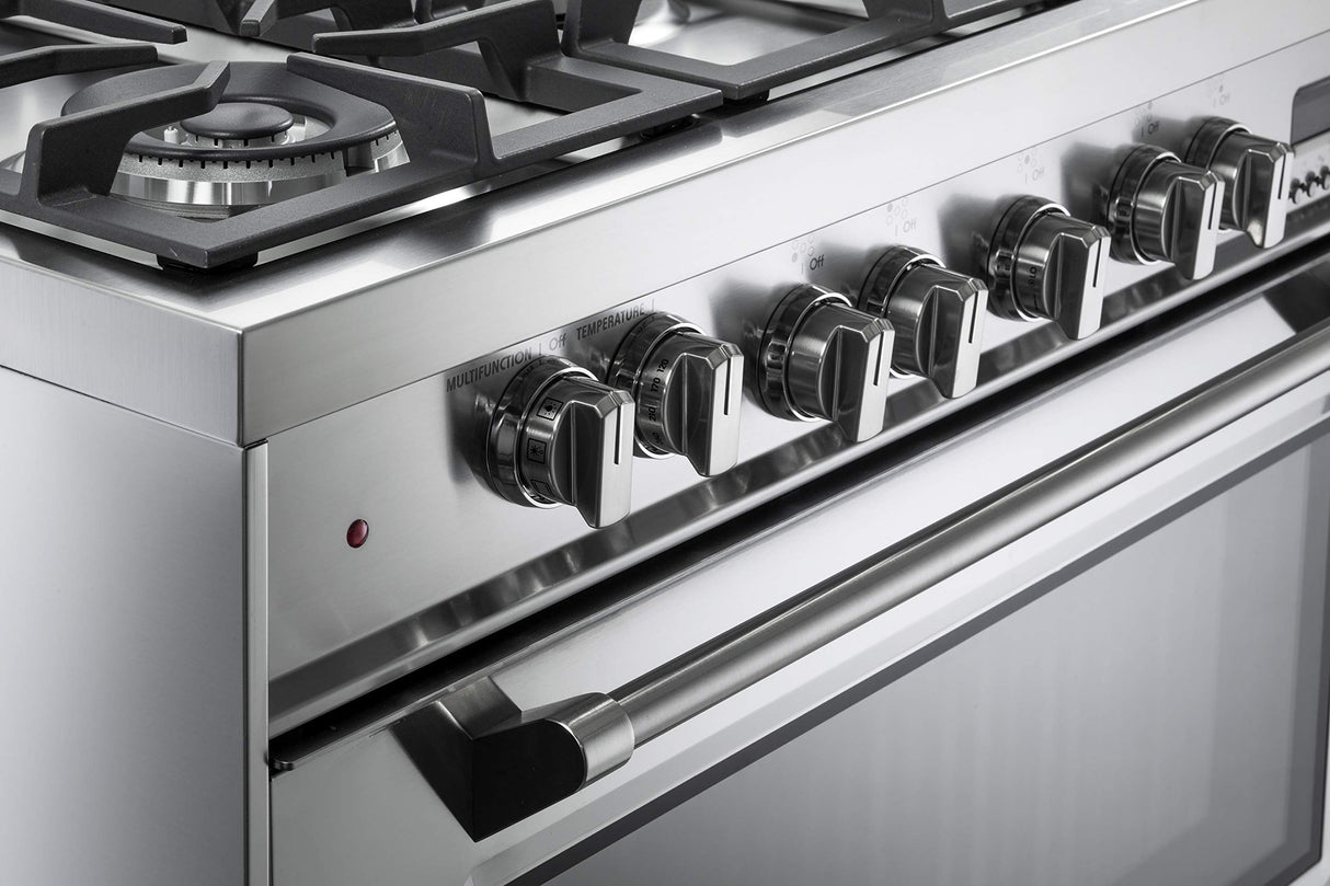 Verona VPFSGE365W Prestige 36" Dual Fuel Single Oven Range - White