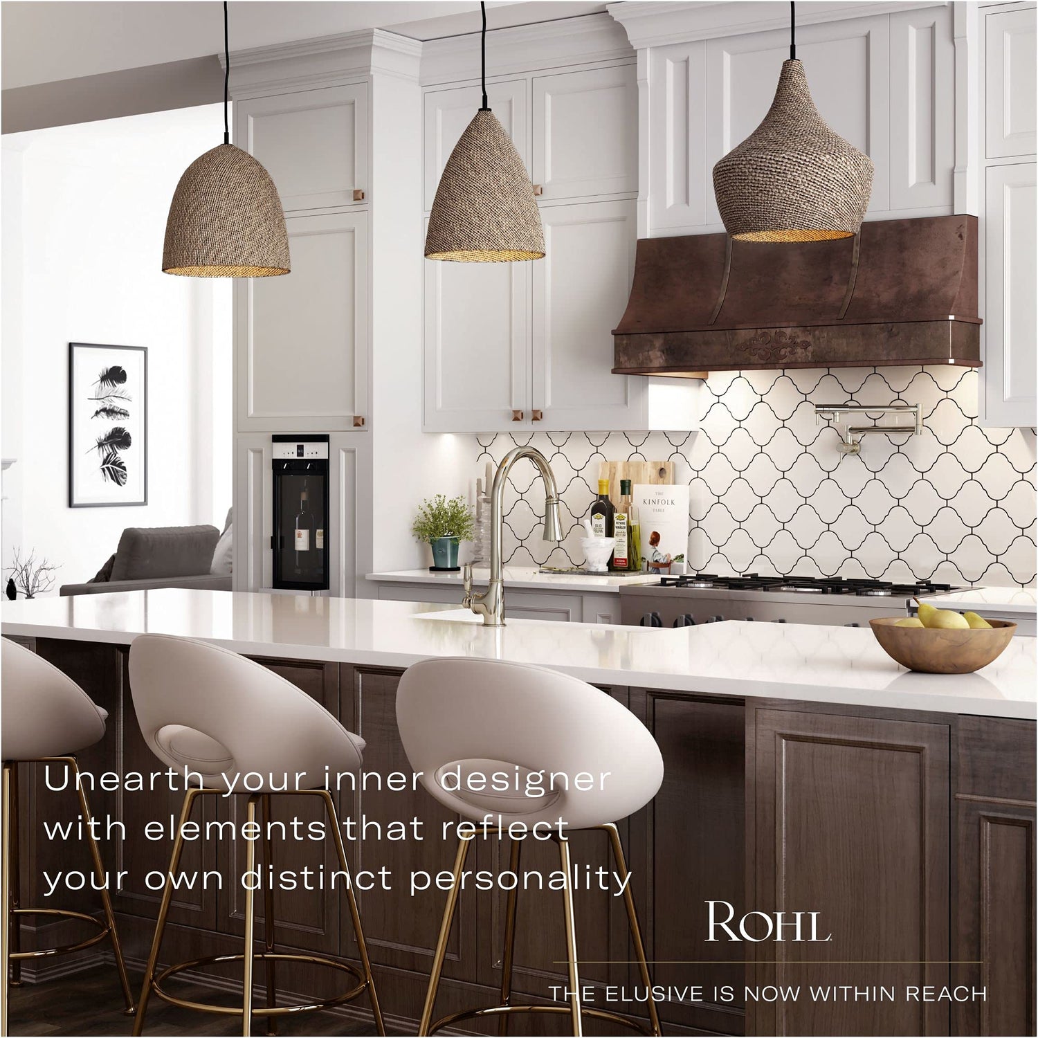 ROHL TE55D1LMSTN Tenerife™ Pull-Down Kitchen Faucet With C-Spout