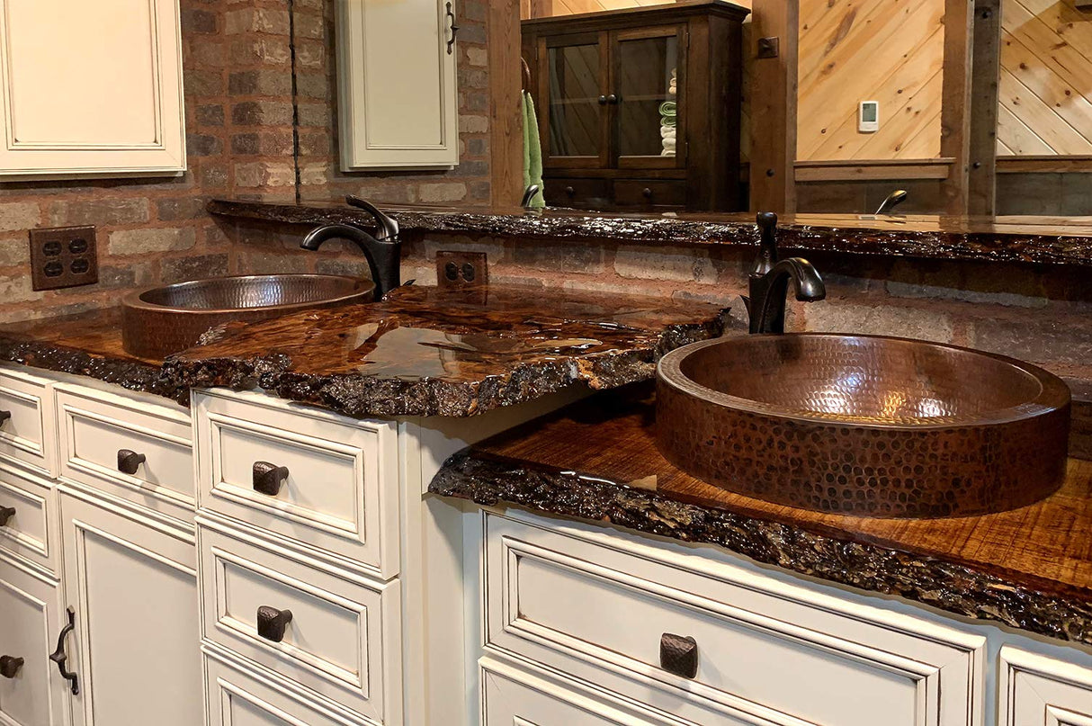 Premier Copper Products SO4 Copper Switch Plate Double Duplex with Four Hole Outlet Cover, Oil Rubbed Bronze