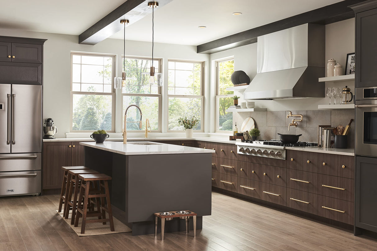 Gerber D455237BB Brushed Bronze Kinzie Pre-rinse Single Handle Spring Spout KITCH...