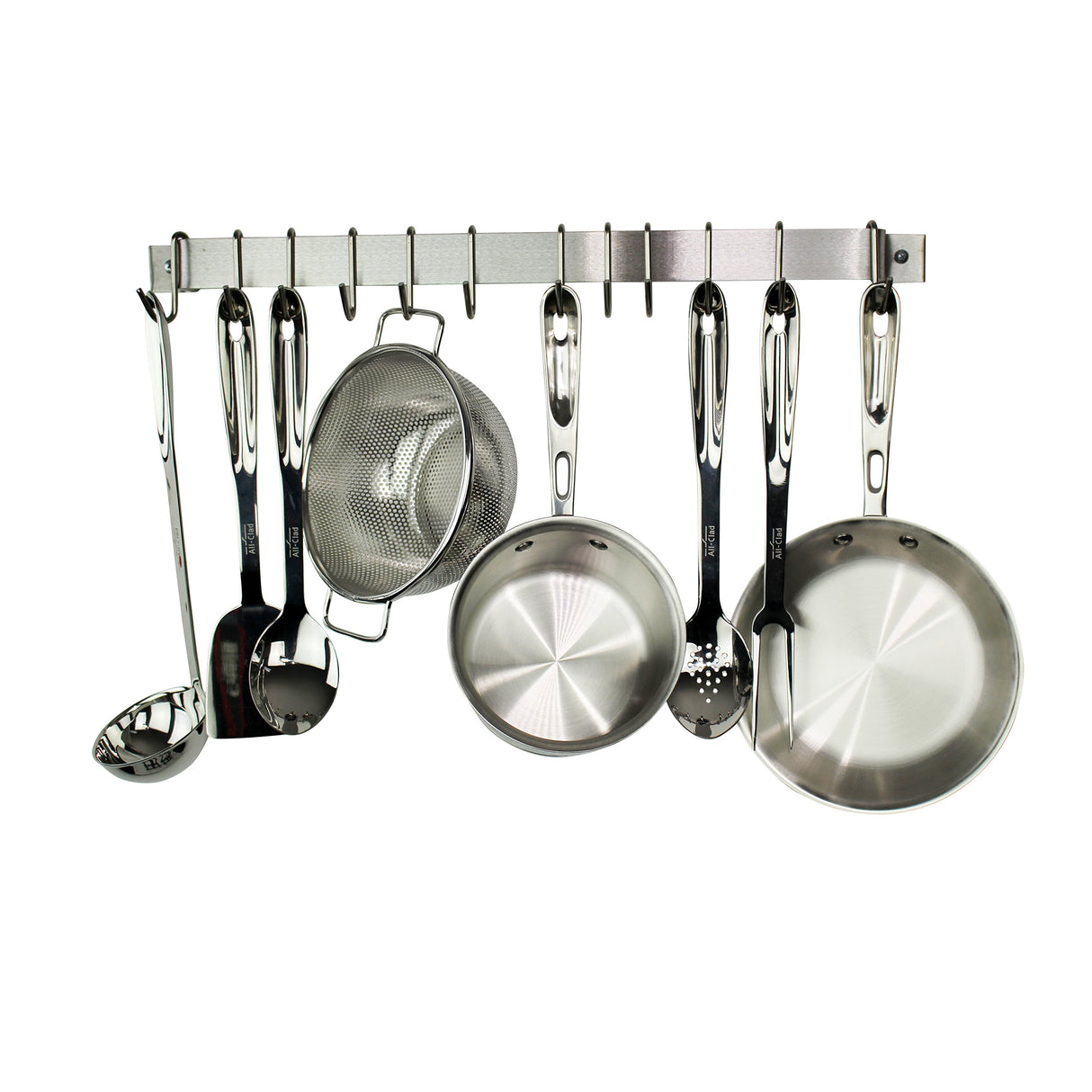 Enclume OWR3 SS 36" Easy Mount Wall Rack w/ 6 Hooks SS