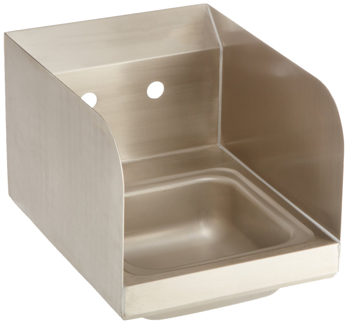 John Boos PBHS-W-0909-SSLR Stainless Steel 304 Pro-Bowl Hand Sink, Splash Mount, Left and Right Side, 9" Length x Width 5" Depth