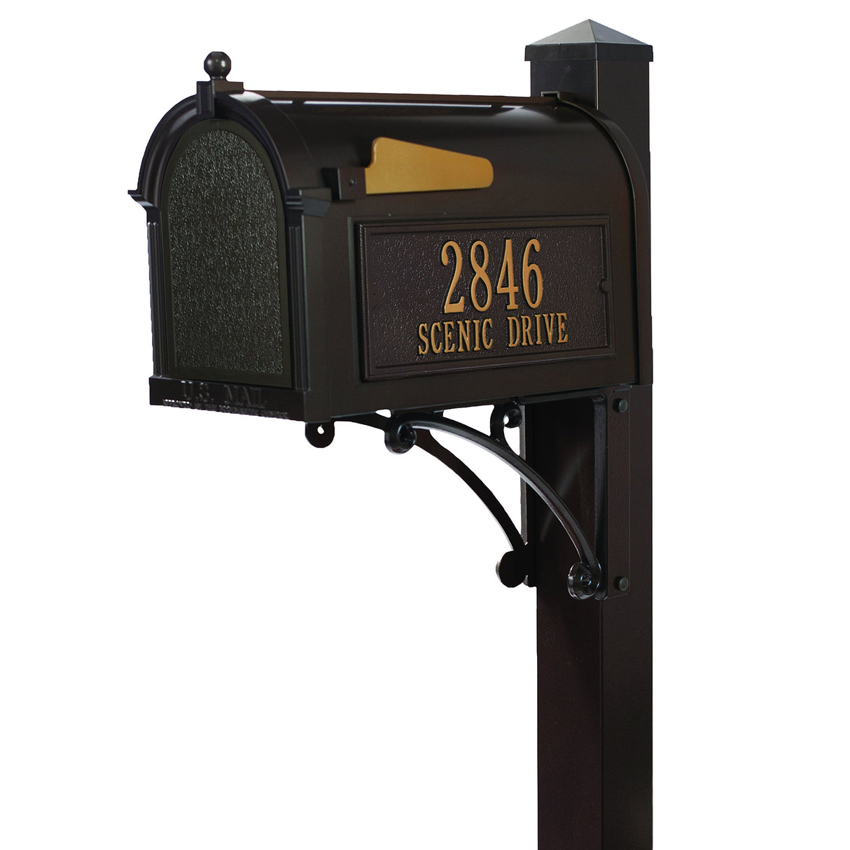 Whitehall 16306 - Superior Mailbox Package - Bronze