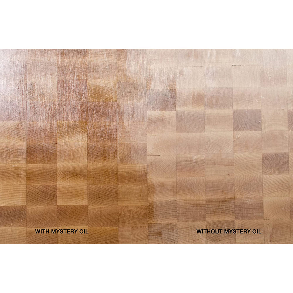 John Boos MYS128 Extra Large 1 Gallon Mystery Butcher Block Oil for Food Preparation Surfaces and Equipment with Natural White Mineral Beeswax GALLON (128 OZ) OF MYSTERY OIL