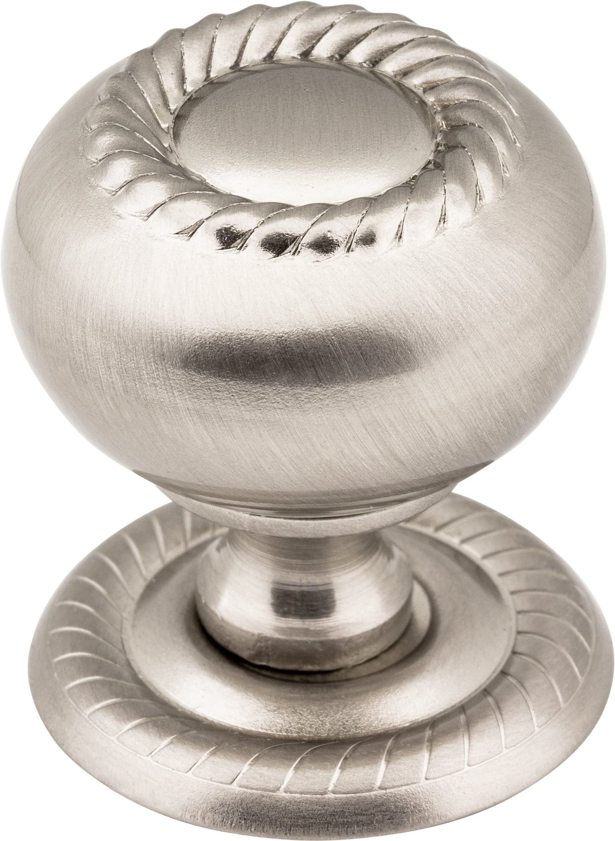 Jeffrey Alexander S6060DACM 1-1/4" Diameter Gun Metal Rope Rhodes Cabinet Knob