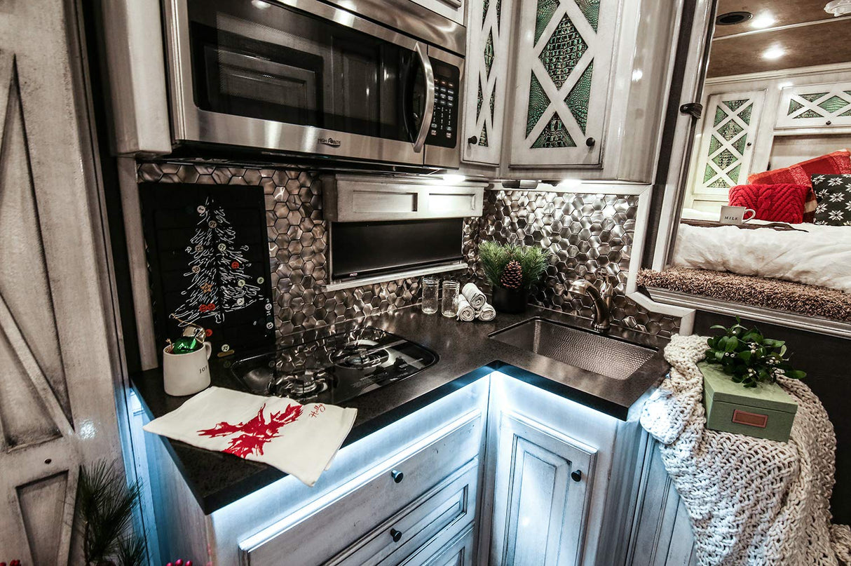 Premier Copper Products BREC16EN 16-Inch Gourmet Rectangular Hammered Copper Bar Prep Sink in Nickel