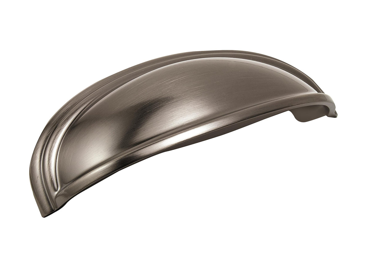Amerock Cabinet Cup Pull Gunmetal 3 inch. (76 mm) & 4 inch. (102 mm) Center to Center Ashby 1 Pack Drawer Pull Drawer Handle Cabinet Hardware