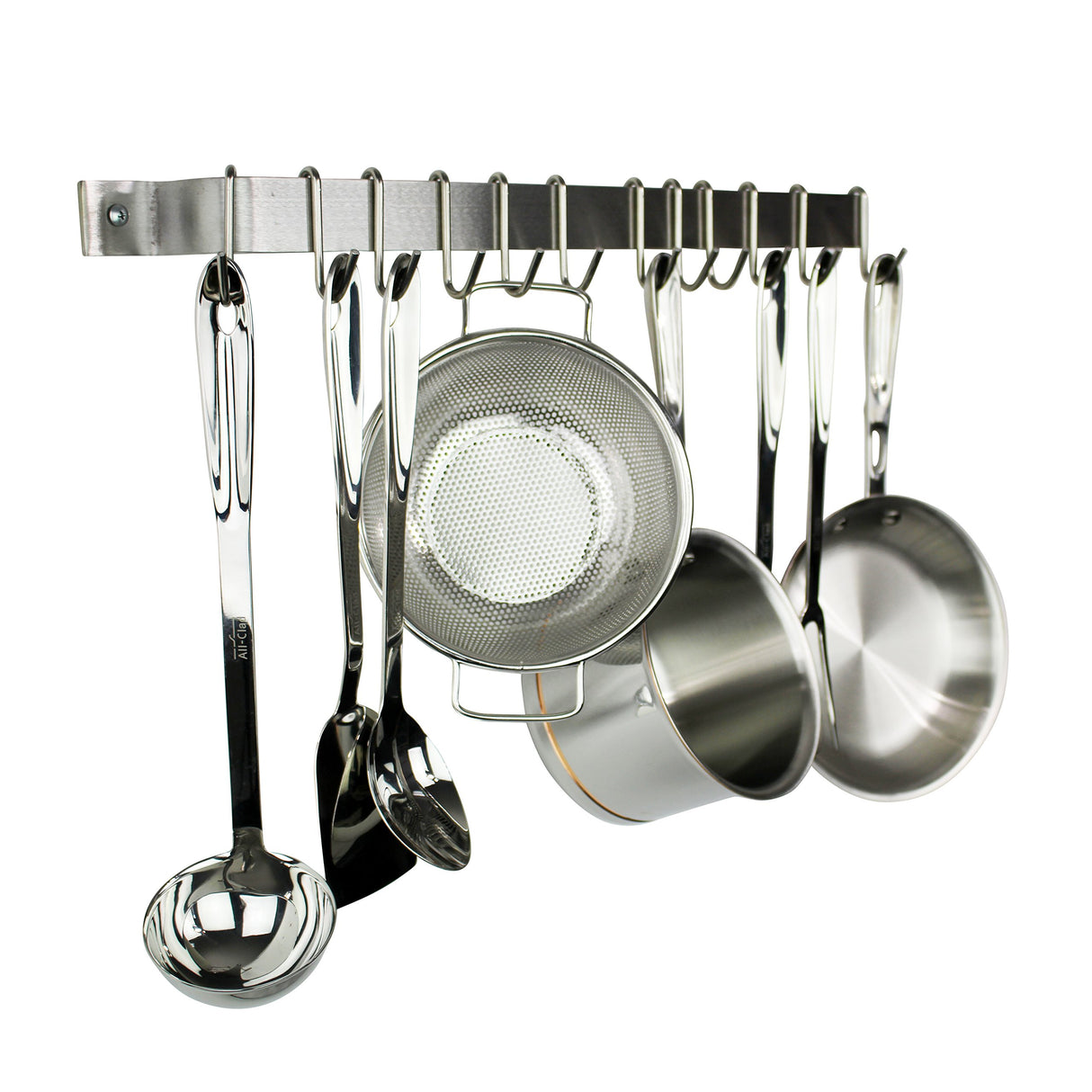 Enclume OWR3 SS 36" Easy Mount Wall Rack w/ 6 Hooks SS