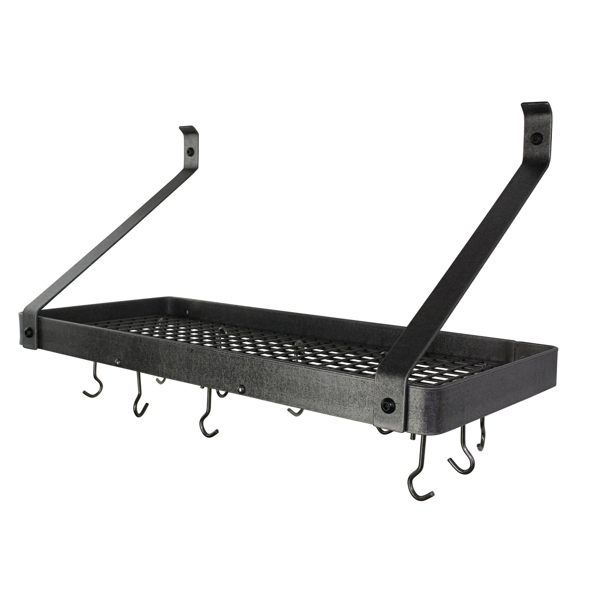 Enclume PR8BF-24 HS 24" Bookshelf Rack w/Straight Arms & 12 Hooks HS