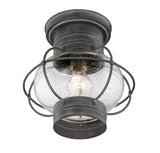 Savoy House 5-224-88 Enfield Outdoor Ceiling Mount in Oxidized Black