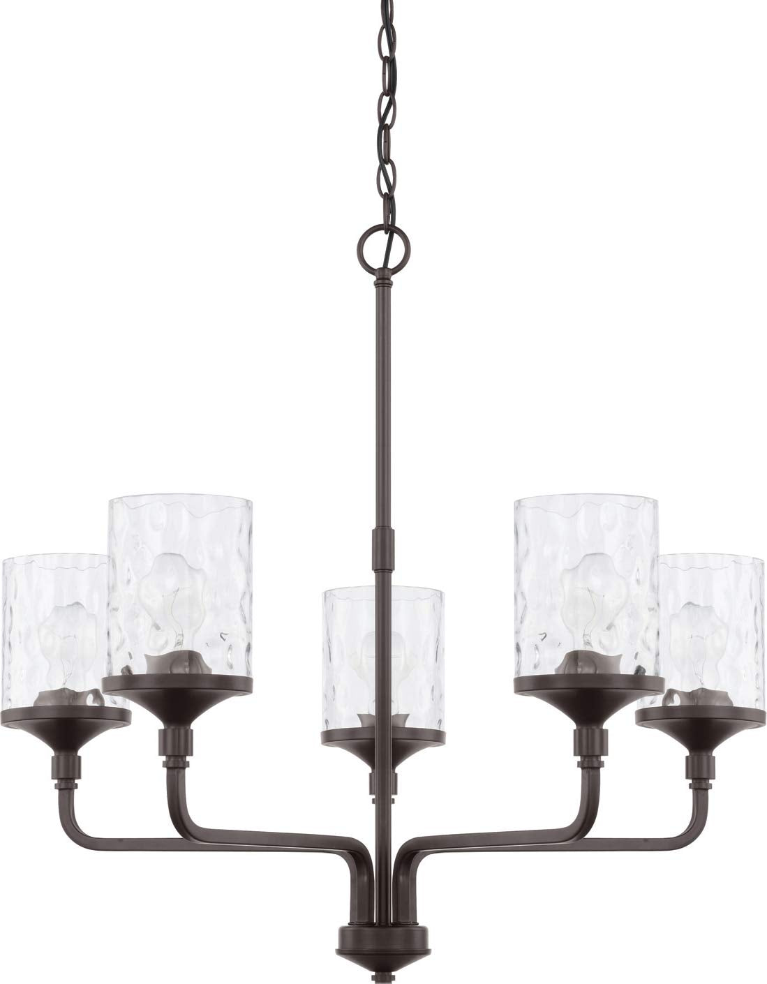 Capital Lighting 428851BZ-451 Colton 5 Light Chandelier Bronze