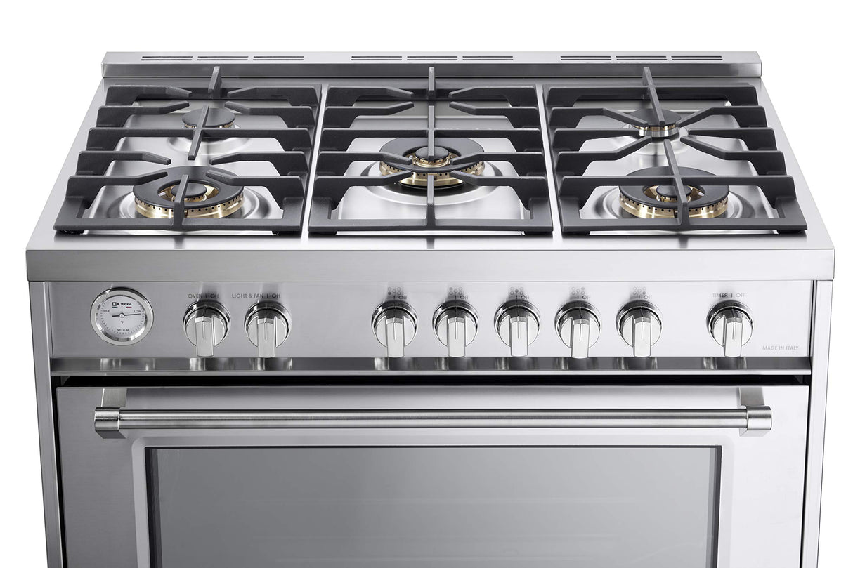 Verona VPFSGG365SS Prestige 36" Gas Single Oven Range - Stainless Steel