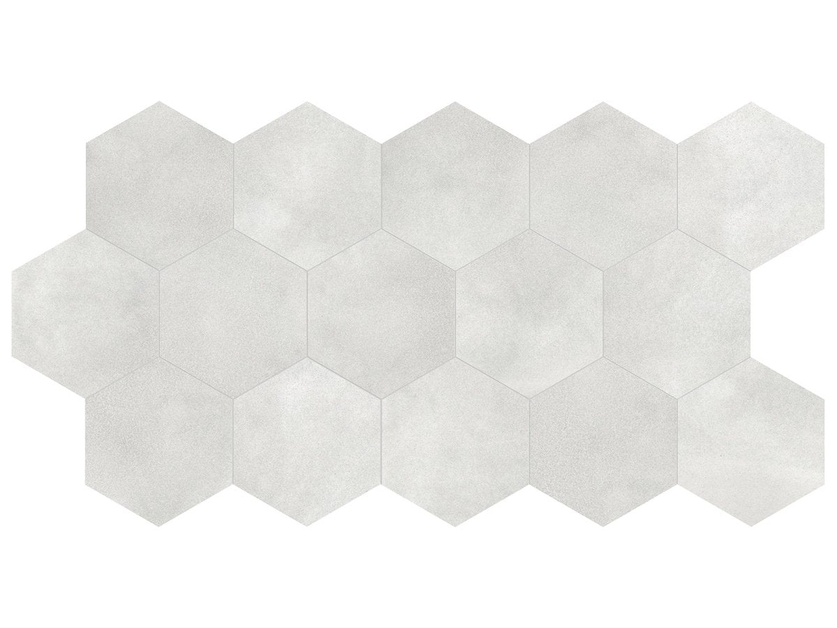 Anatolia Tile 8 In Hex Tapestri Denim 4500-0982-0 Hexagon Denim Hexagon 8.5x8.5 - premium natural stone mosaic tile from Anatolia Tile, available at PoshHaus showroom in Keene, NH