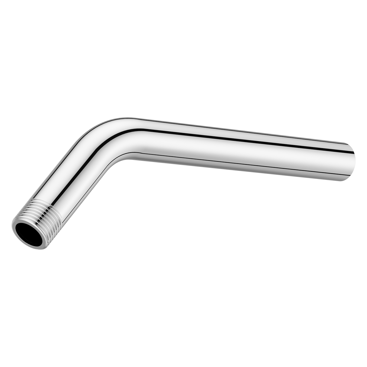 Universal 9 in. Curved Shower Arm in Polished Chrome