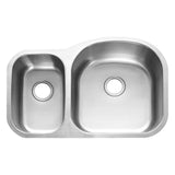 DAX 30/70 Double Bowl Undermount Kitchen Sink DAX-3121R
