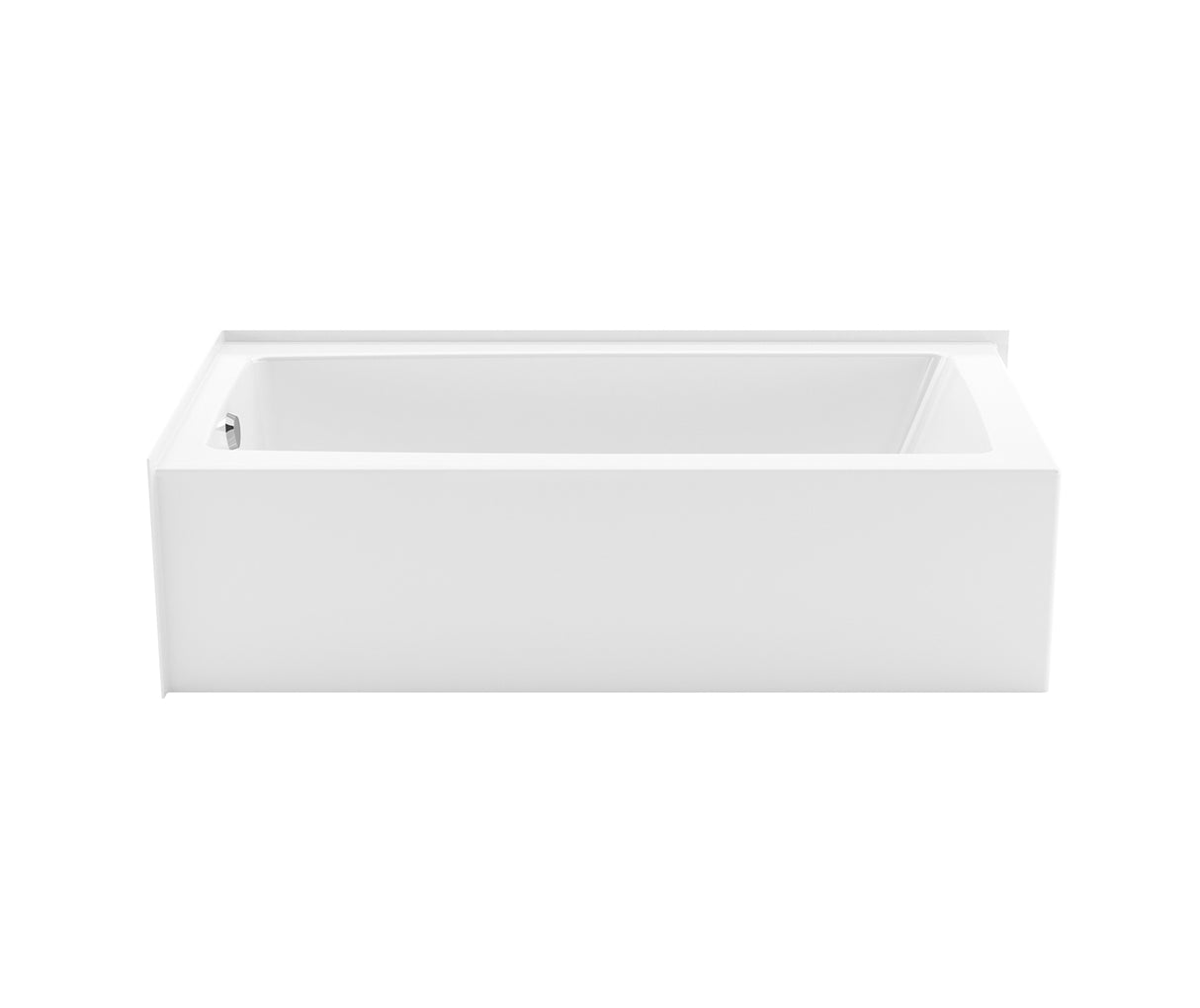 MAAX 106815-000-002-001 Mackenzie Corner Access 6030 AcrylX Corner Left-Hand Drain Bathtub in White