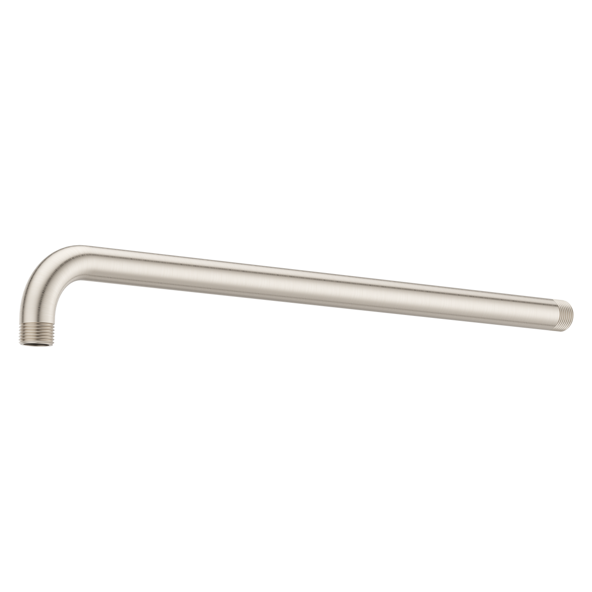 Universal 18 in. Straight Shower Arm in Brushed Nickel