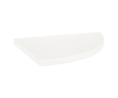 Anatolia Tile 9X9 Corner Shelf Marmiline Snow Polished Engineered Stone Shelf 36-026  - premium natural stone mosaic tile from Anatolia Tile, available at PoshHaus showroom in Keene, NH