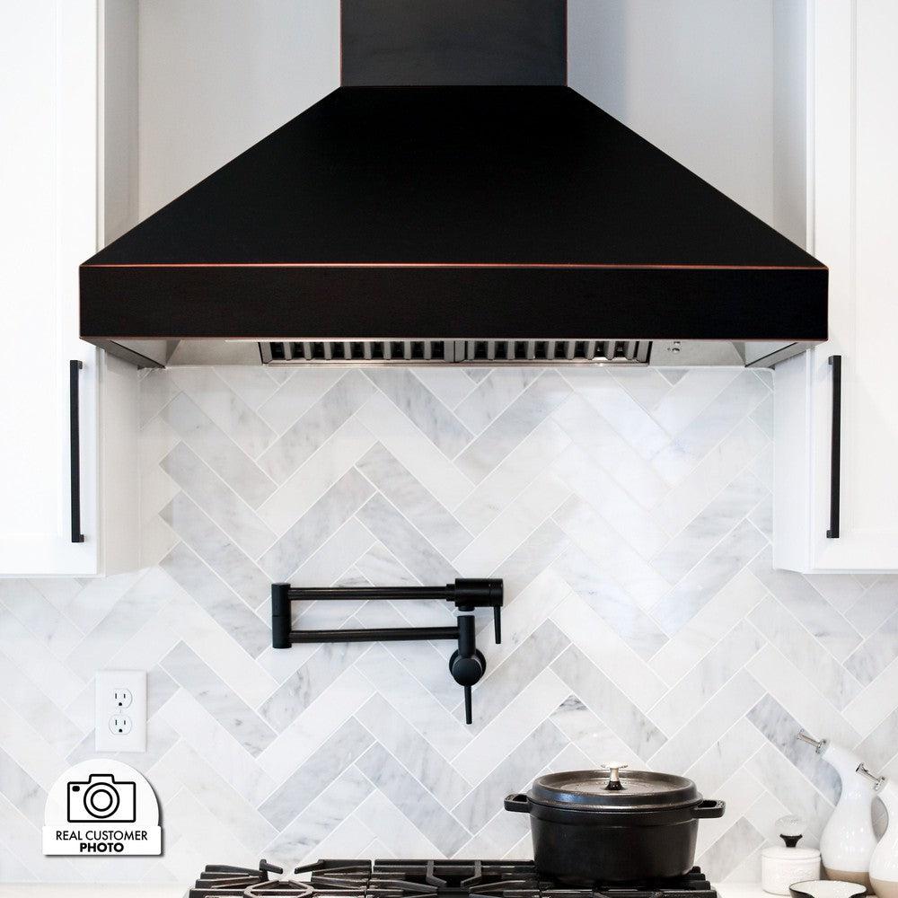 ZLINE Designer Series Wall Mount Range Hood in Oil-Rubbed Bronze (8667B)