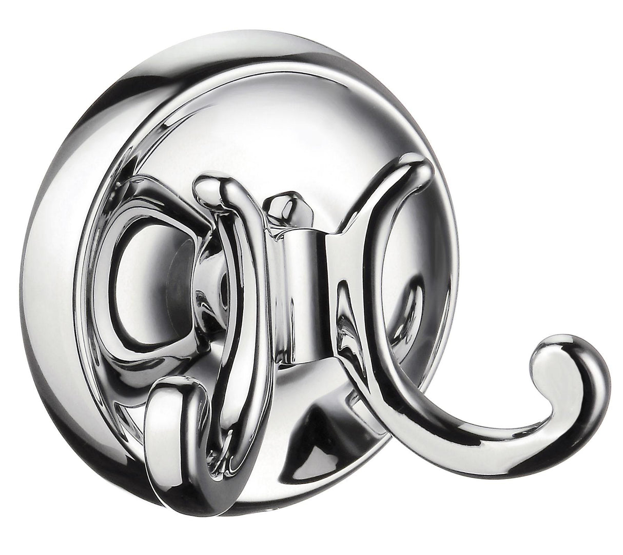 Smedbo Villa Double Towel Hook in Polished Chrome