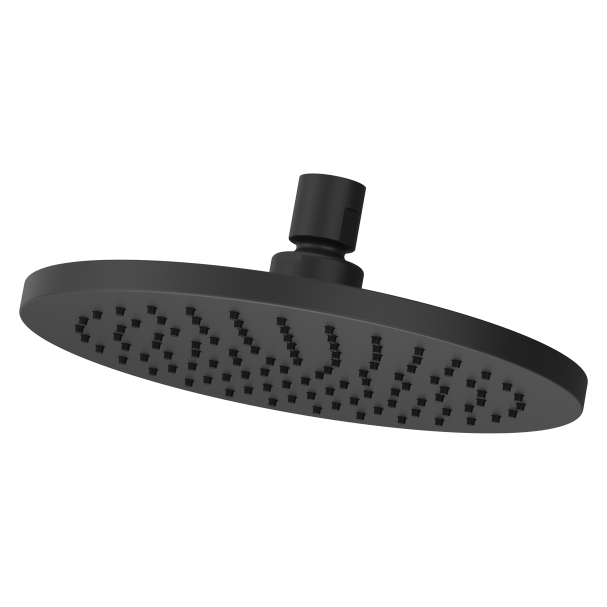 Modern Round 8 in. Raincan Showerhead in Matte Black