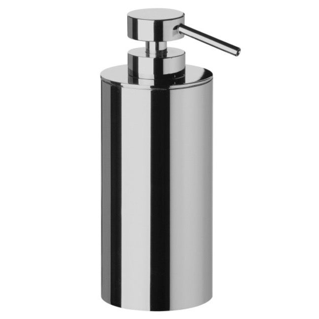 Soap Dispenser, Rounded Tall Brass