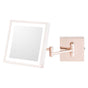 Aptations 913-35 Single-Sided Led Square Wall Mirror - Rechargeable