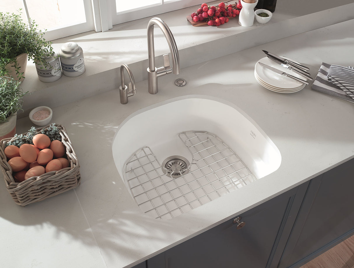 Franke PRK11021WH Sink, 22-1/4" x 22-5/16" x 8-5/8", White