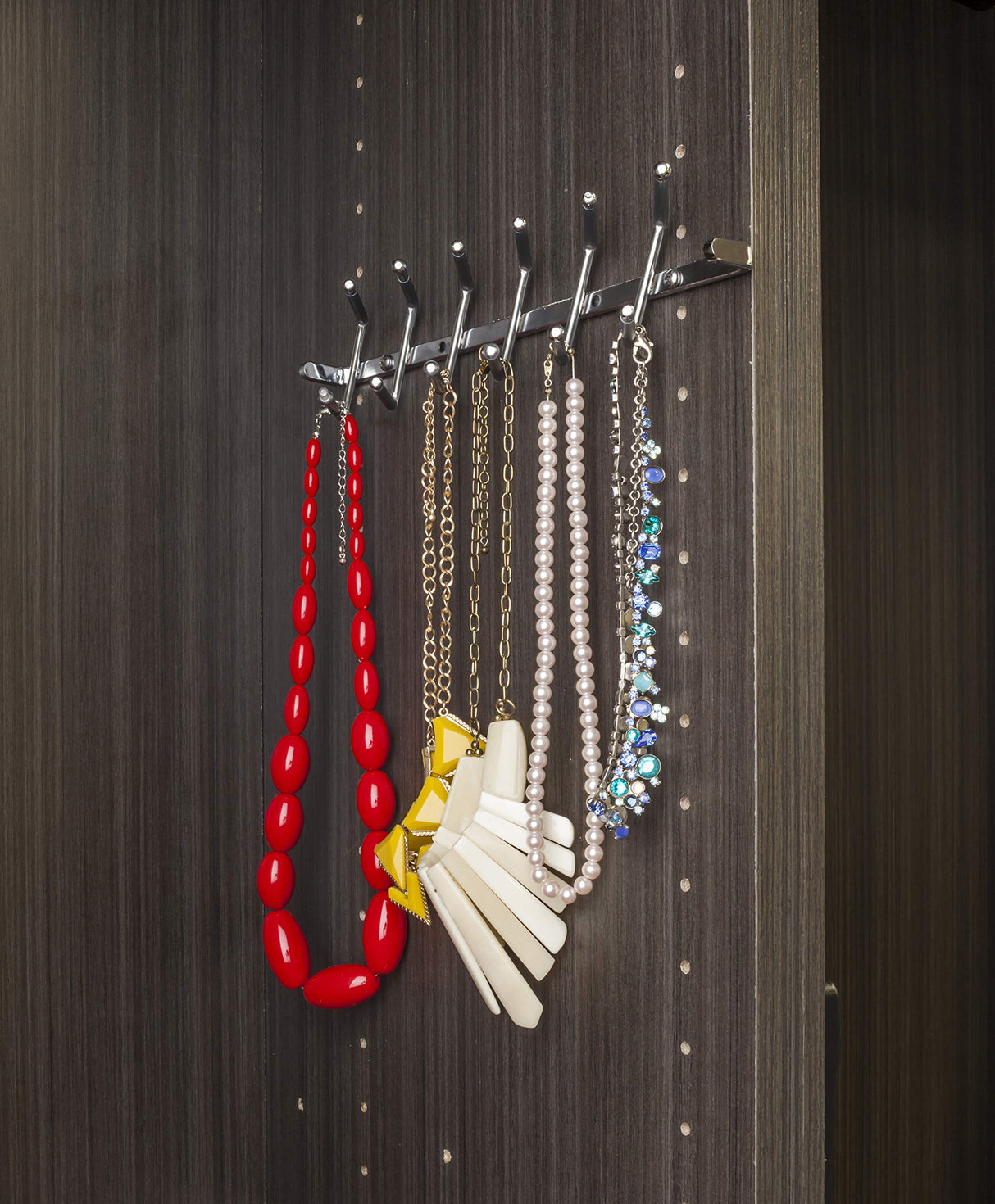 Hardware Resources 296T-DBAC Brushed Oil Rubbed Bronze Screw-Mount Tie Rack