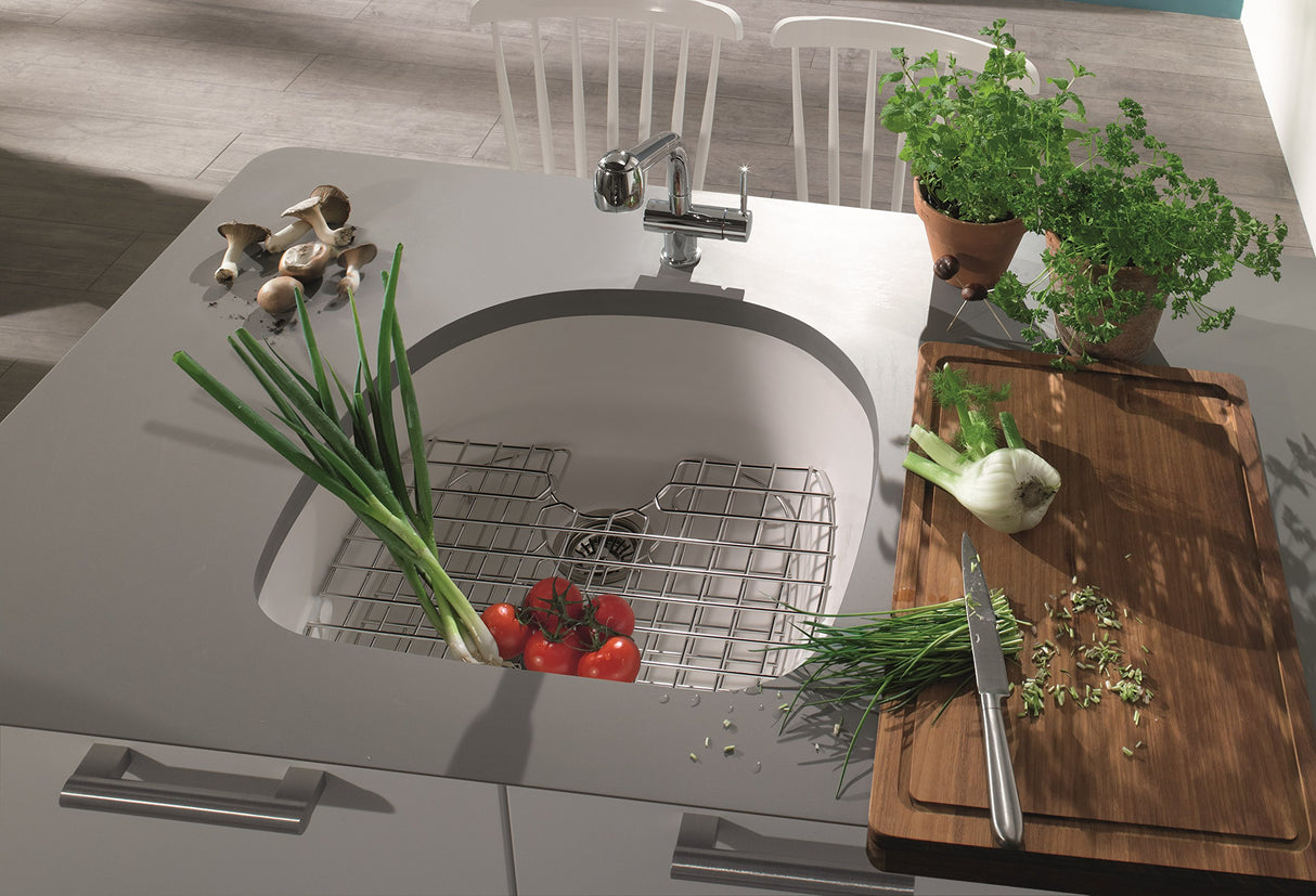 Franke PRK11021WH Sink, 22-1/4" x 22-5/16" x 8-5/8", White