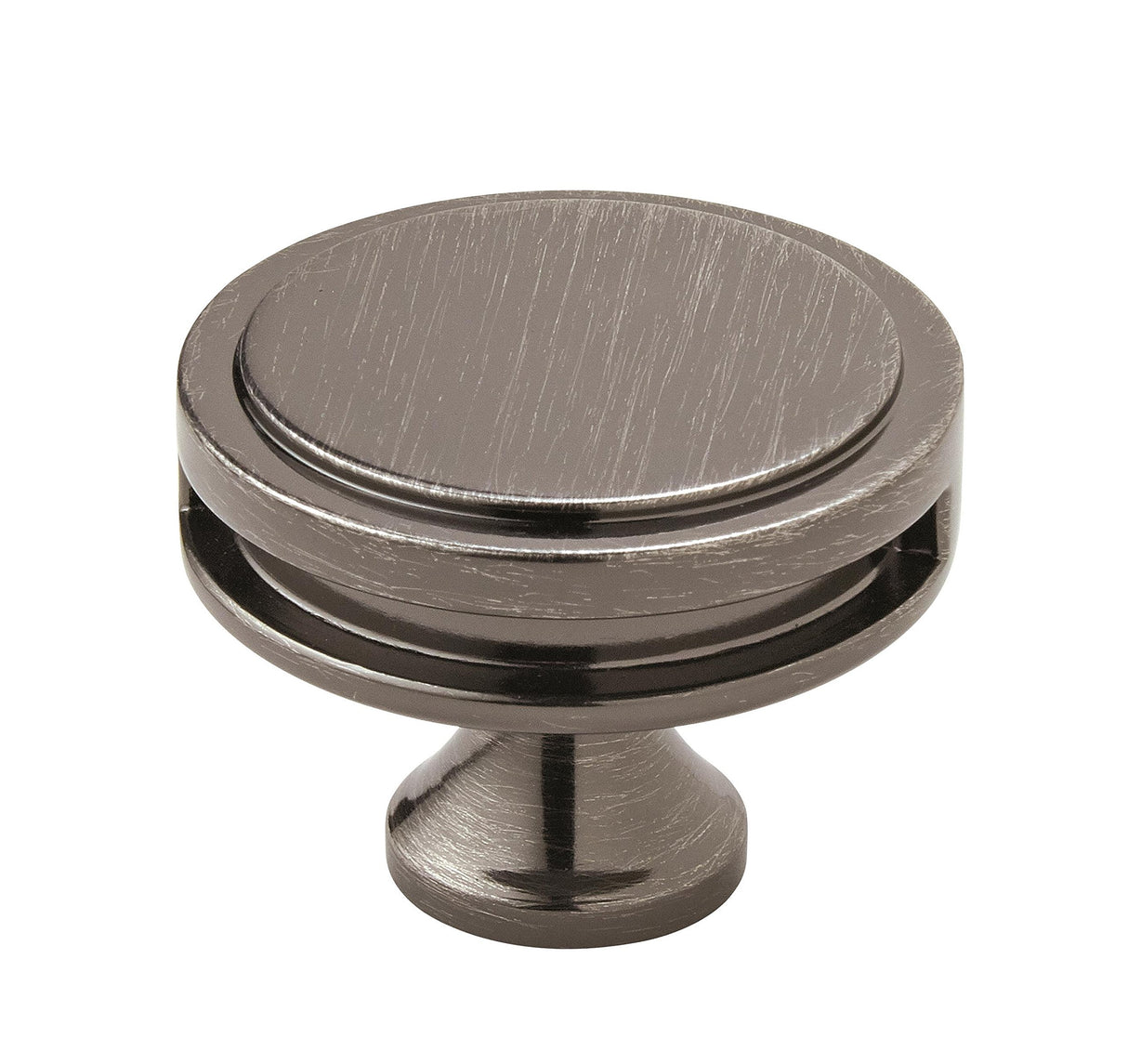 Amerock Cabinet Knob Gunmetal 1-3/4 inch (44 mm) Diameter Oberon 1 Pack Drawer Knob Cabinet Hardware