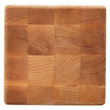 John Boos MCB1 Medium Maple Wood Cutting Board for Kitchen 6 x Inches, 4 Inches Thick Non-Reversible End Grain Charcuterie Block with Feet 06X06X4 MPL-END GR-MINI CHEESE BLOC