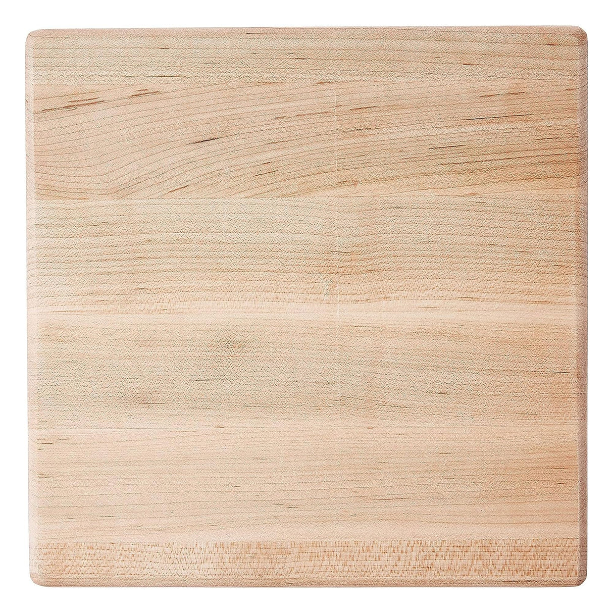 John Boos B9S Small Maple Cutting Board for Kitchen Prep 9 x Inches, 1.5 Inches Thick Edge Grain Square Charcuterie Block with Wooden Bun Feet 09X09X1.5 MPL-EDGE GR-MPL BUN FT
