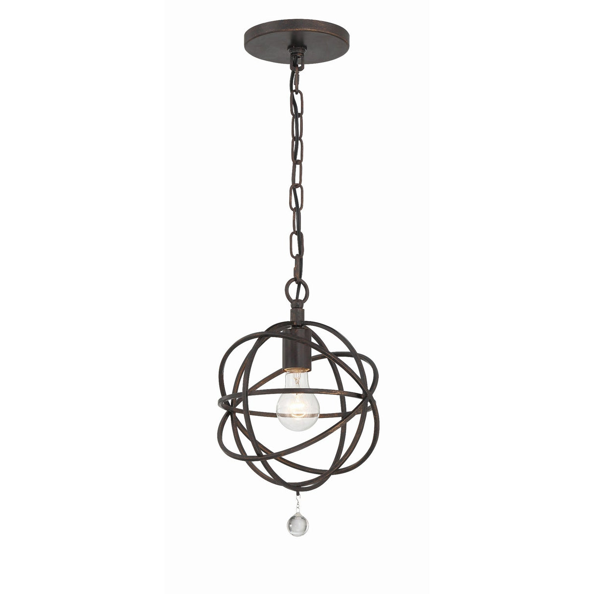 Solaris 1 Light English Bronze Mini Pendant 9220-EB