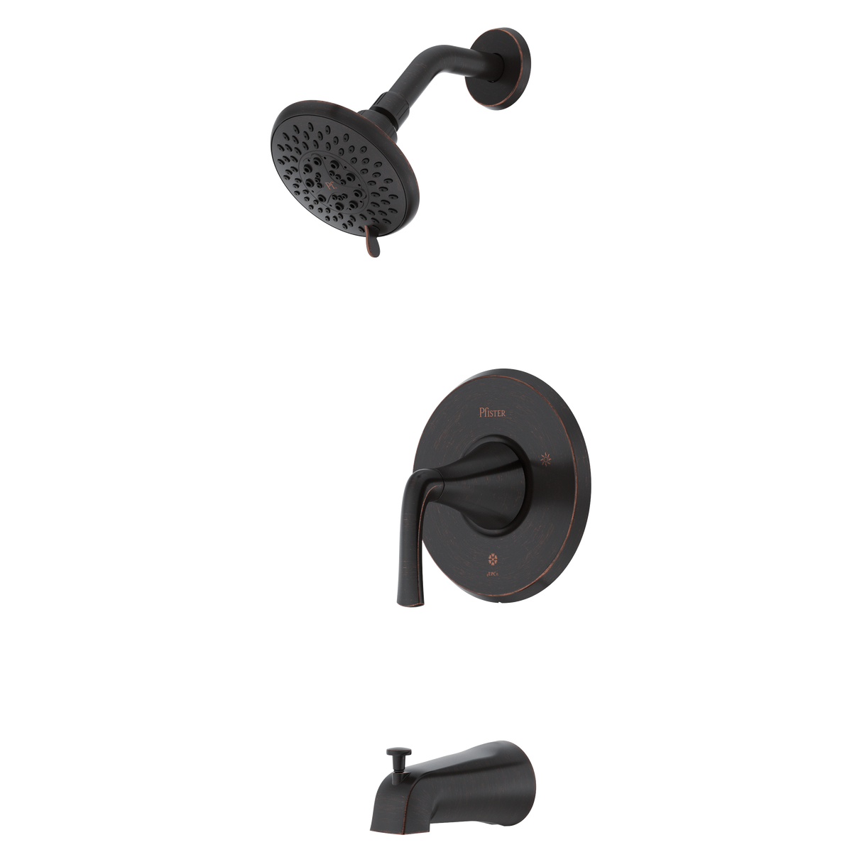 McAllen 1-Handle Tub & Shower Trim Kit in Tuscan Bronze