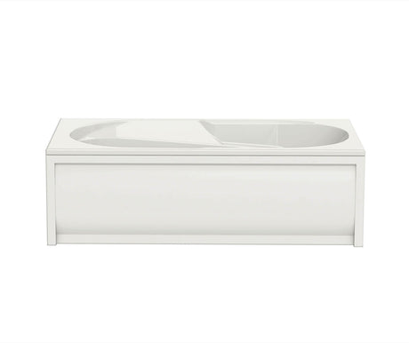 MAAX 102945-004-001-100 Baccarat 72 x 36 Acrylic Alcove End Drain Hydromax Bathtub in White