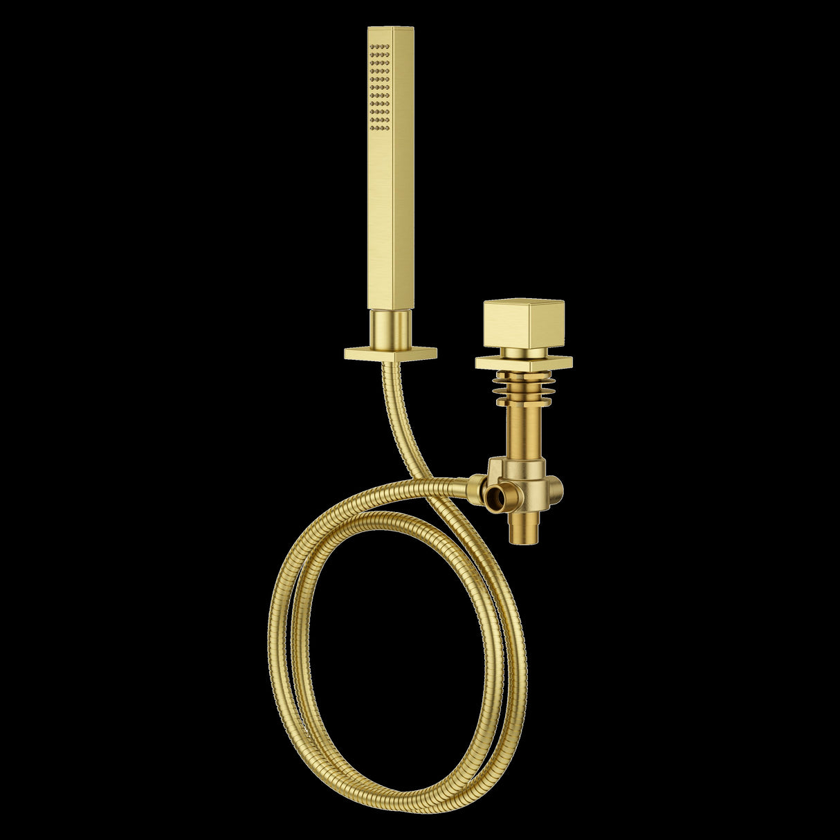Verve Roman Tub Handshower with Diverter in Brushed Gold