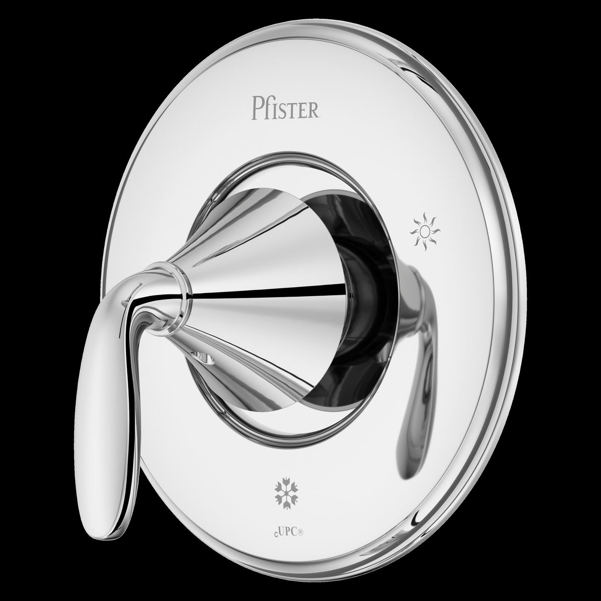Winfield 1-Handle Tub & Shower Valve Only Trim Kit in Polished Chrome