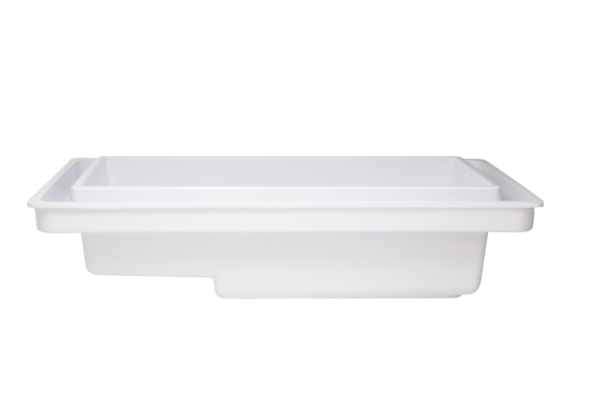 Hydro Systems ABN8066HTO-WHI AUBURN 8066 METRO TUB ONLY- WHITE
