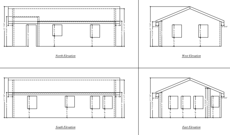 abodeMOD ABODEMOD1227 3 Bedroom, 2 Bathroom(s) 1227 Square Feet Prefab ADU/SFR Shell