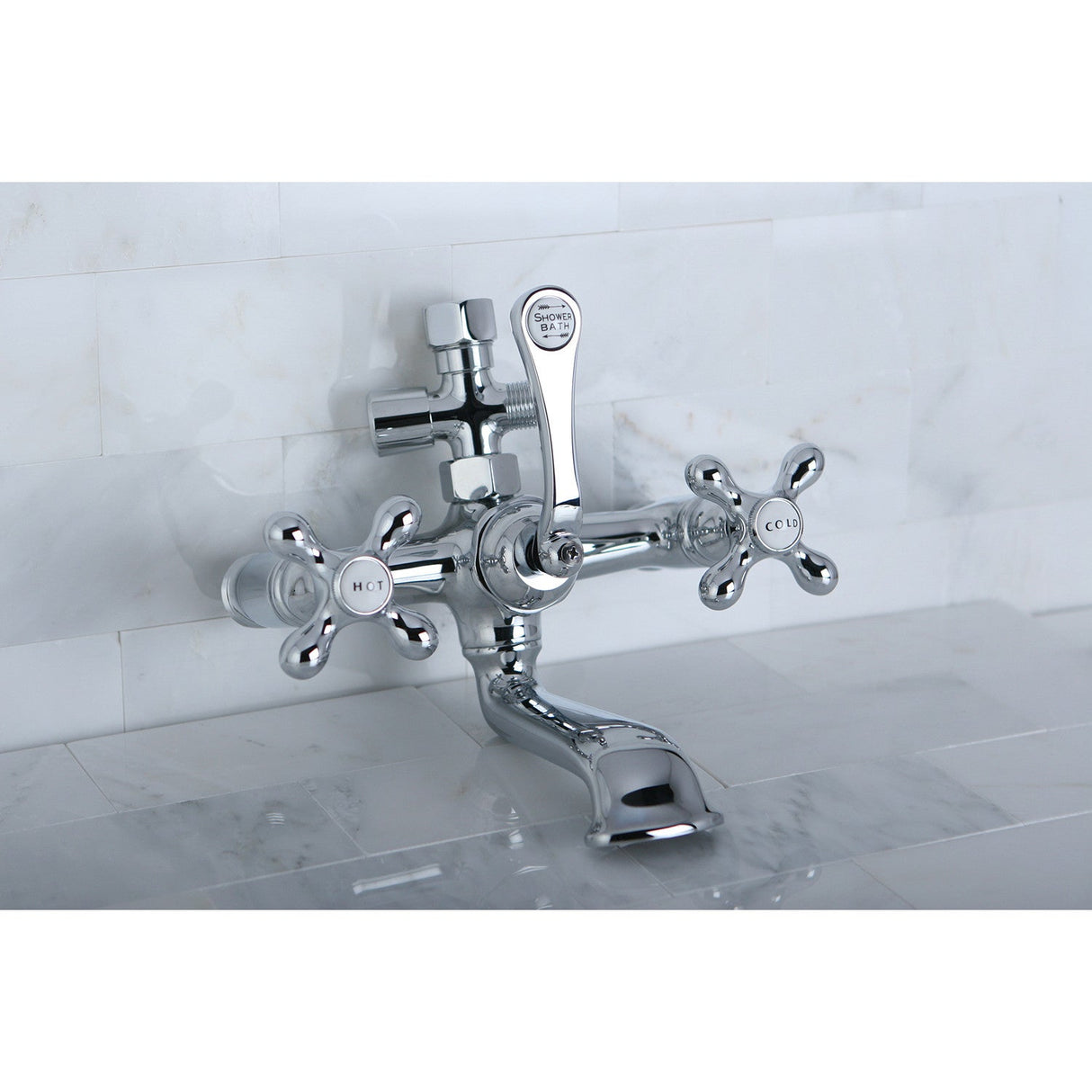Vintage ABT100-1 Tub Faucet Body, Polished Chrome