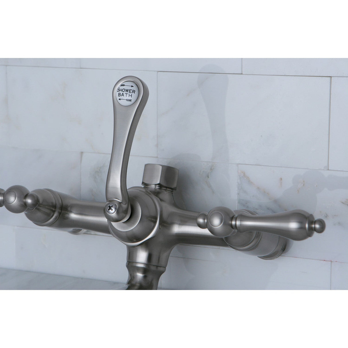Vintage ABT100-8 Tub Faucet Body, Brushed Nickel