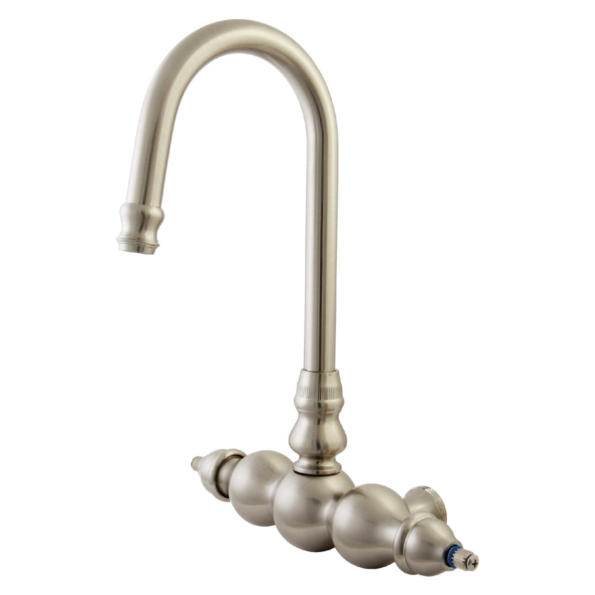 Vintage ABT300-8 Gooseneck Tub Faucet Body, Brushed Nickel
