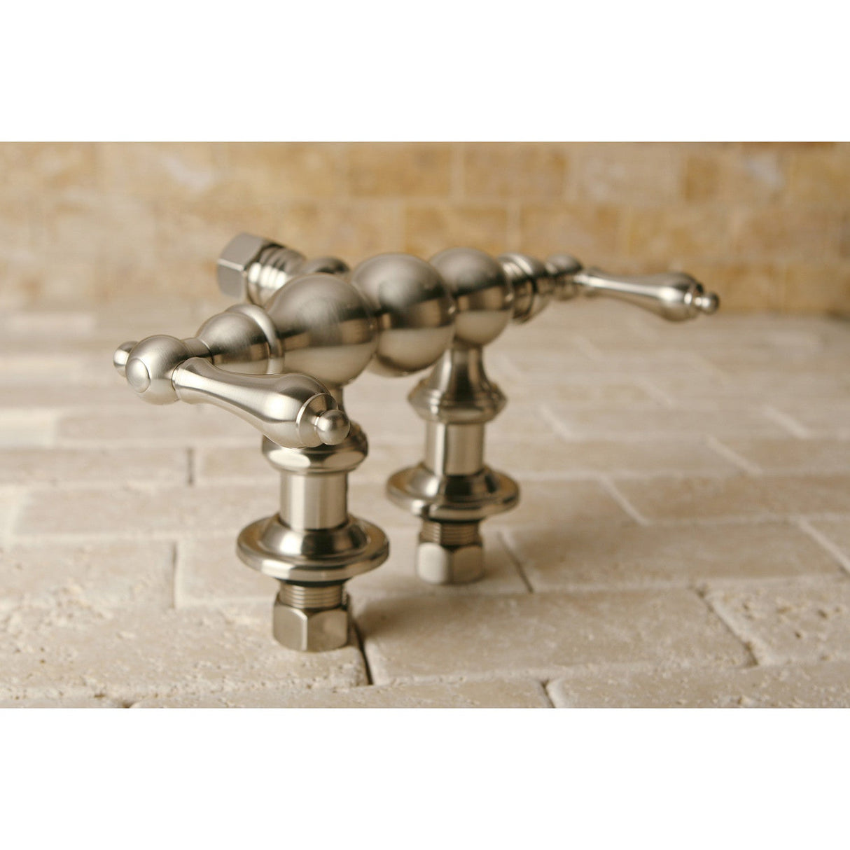 Vintage ABT700-8 Wall Mount Tub Faucet Body Only (10-Inch Body Length), Brushed Nickel