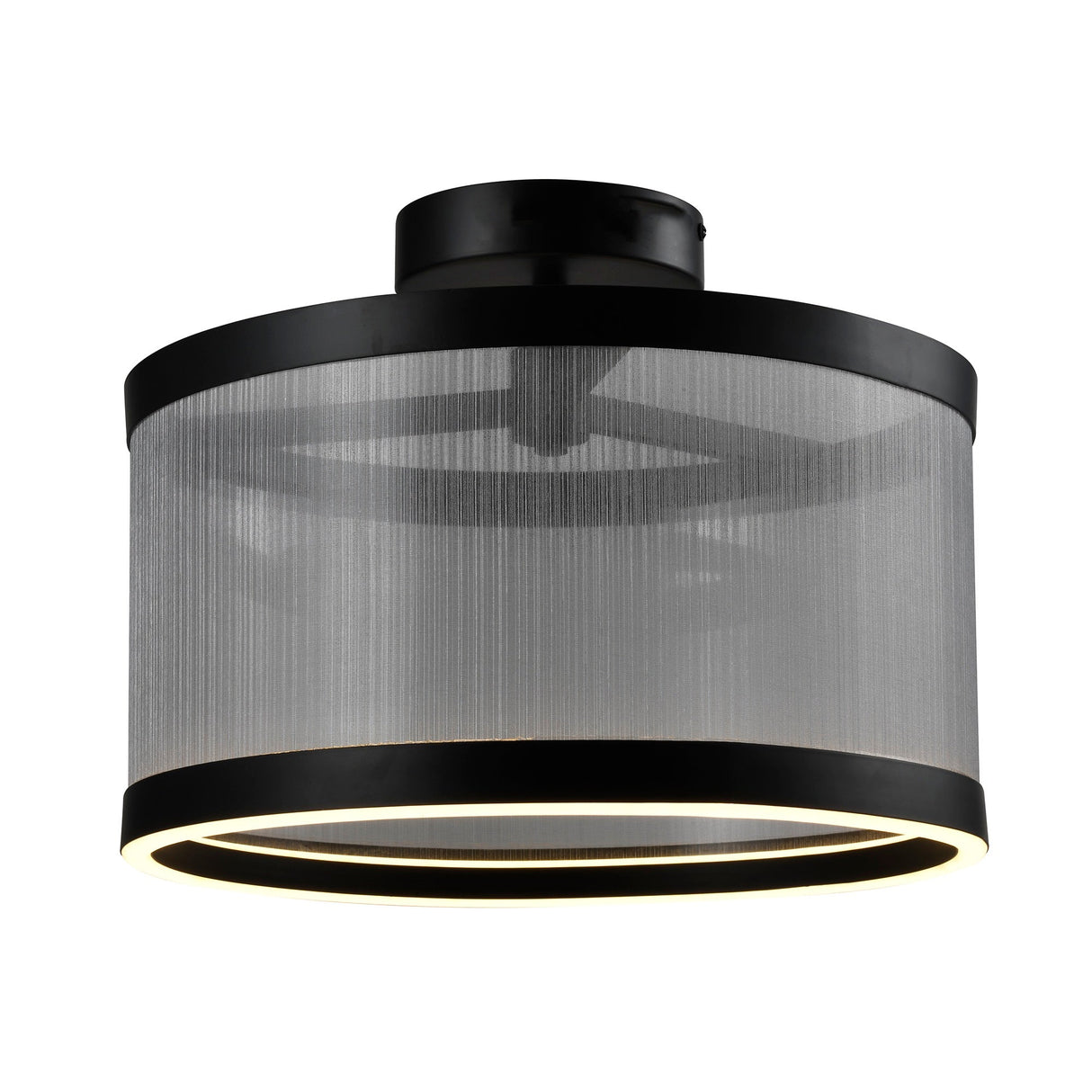 Cora Semi Flush Mount Light - Silver