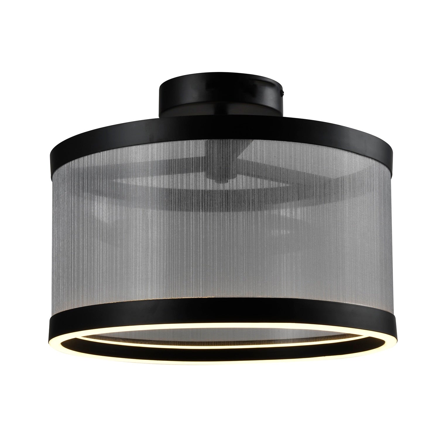 Cora Semi Flush Mount Light - Silver