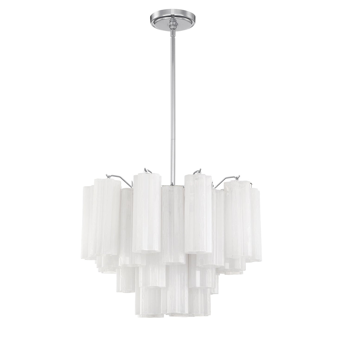 Addis 6 Light Polished Chrome Chandelier ADD-306-CH-WH
