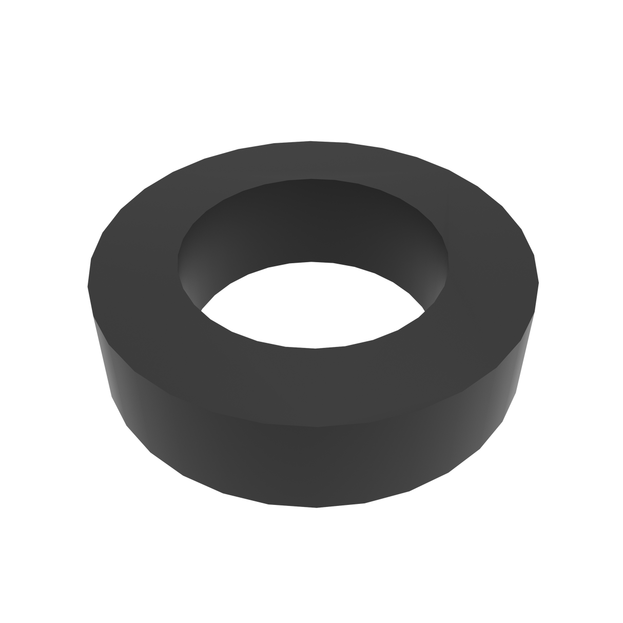 Amba Products Accessory AE-10R-MB 10mm Round Spacer (Qty of 2) for Antus or Sirio Collections - 0.375 x 1.5 x 1.5 in. - Matte Black Finish