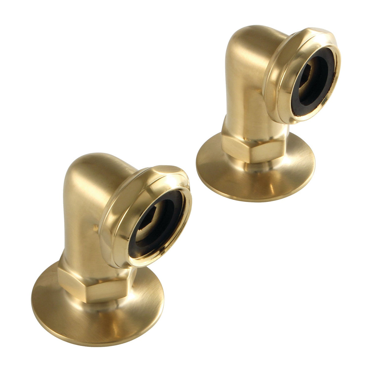 Aqua Vintage AE2RS7 2-Inch Deck Mount Tub Faucet Riser, Brushed Brass